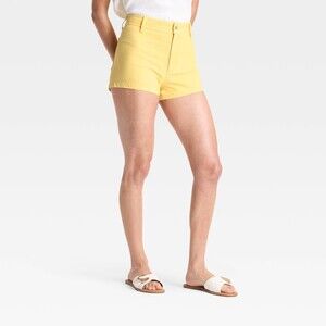 High-Rise Sailor Shorts - Yellow 8